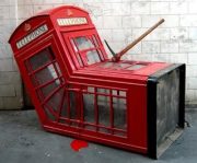 Banksy - London Telephone Booth