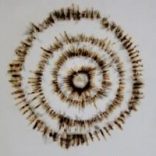 The Circle completed 50x50cm fire on wood - I Cantacuzino