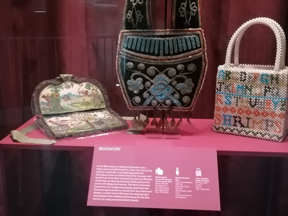Purse. Tote. Satchell. Handbag. Victoria & Albert Museum exhibit : Bags:  Inside Out : - Platinum Boomer