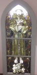 Stained glass,St Francis.jpg