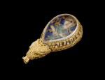 The Alfred Jewel, on loan from the Ashmolean Museum, Oxford.