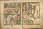 The Boulogne Gospels, on loan from Bibliothèque municipale, Boulogne-sur-mer.