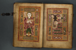 The MacDurnan Gospels, on loan from Lambeth Palace Library.