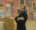 Ilja Repin. Portrett av Pavel Tretjakov. Credit: Munchmuseet