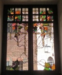 Casina delle Civette, Stained window.