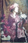 Antonio Mancini, Enrica in purple (1920).
