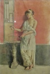 Augusto Bompiani, Pompei Style figure (1901).
