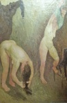 Mario Mafai, Women undressing (1934).