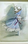 A Guest, costume design for Night Shadow, 1945.