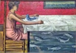 La Truite au bleu (poached trout), 1952.
