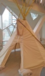 Central Library, tepee.