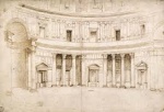 Drawing of the Pantheon.
