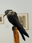 Chris Drury, Crow Sitting on a Fence Post, 1973-74. ©The Artist. Towner Eastbourne.
