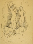 Phelan Gibb, Four Nudes in a Landscape, 1910. Towner Eastbourne.