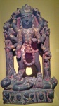 Stone statue of Kali.