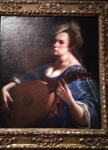 Self-portrait as a lute player (1615-17).