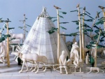 model of a north Siberian camp.