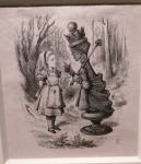 J.Tenniel, Alice and the Red Queen.