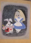 Mary Blair, Alice and the white rabbit.