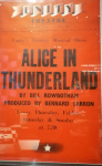 Poster, Alice in Thunderland.
