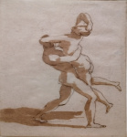 Study for the abduction of the Sabine women.