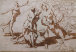 The abduction of the Sabine women.