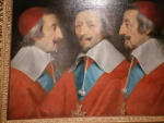 Triple portrait of Cardinal de Richelieu.