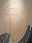Portrait of Hokusai.