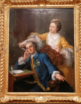 David Garrick with his wife Eva-Maria Veigel (1757-64).