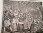 The harlot's progress, plate 4 (Moll is in Bridewell prison).