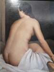 Francesco Trombadori, Nude seen from behind.