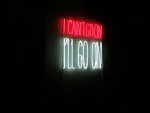 I can't go on I'll go on by Alfredo Jaar.