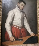 Giovanni Battista Moroni, The tailor, 1565-70.