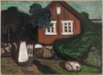 Edvard Munch, (1863-1944), House in Moonlight, 1893, KODE Art Museums, Bergen, Norway