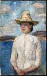 Edvard Munch, (1863-1944), Inger in Sunshine, 1888, KODE Art Museums, Bergen, Norway