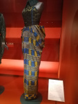 Evening dress, kente cloth, Kofi Ansah, 1996.