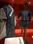 Kofi Ansah, Blue Zone collection, Robe, 1996 and Jacket and shorts, 19881996.