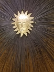 Kwame Nkrumah, neck ornament, sun mask.