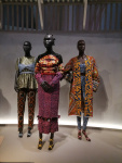 Lisa Folawiyo, Jossa top and trousers, Irim dress, classic robe, leggings and bra top, Lagos, 2021.