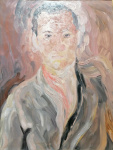 Carlo Levi, Portrait of Alberto Moravia, 1932.