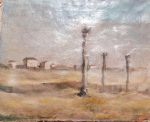 Casarsa landscape, 1944.