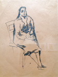 Seated woman, 1941.