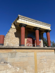 Restored part of Knossos palace.