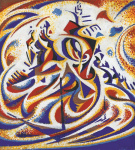 Jules Schmalzigaug, Volume und Licht de zon schijnt op de della Salutekerk, 1914, collectie Stephanie en Michel Moortgat.jpg