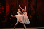 Dominique Larose and Joseph Taylor in Romeo and Juliet. Photo Emily Nuttall.